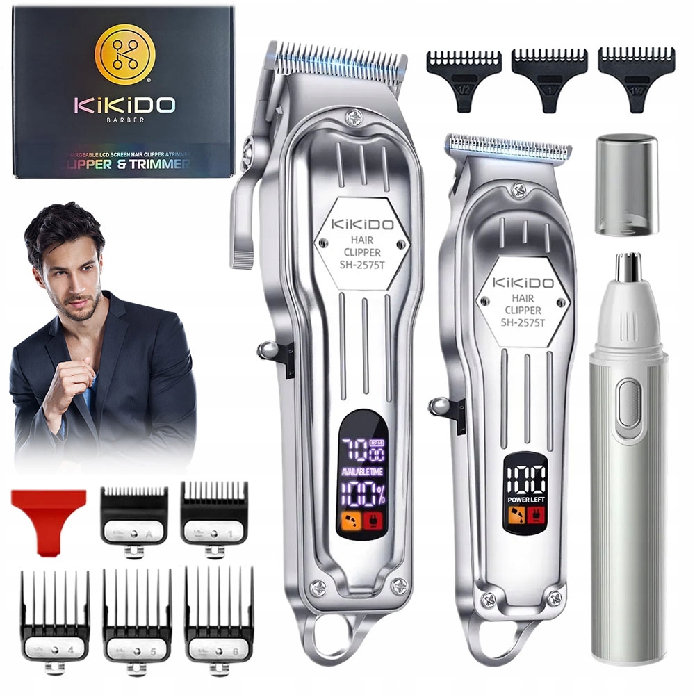 Profesionální Bezdrátový Stříhací Strojek Usb Sada 11V1