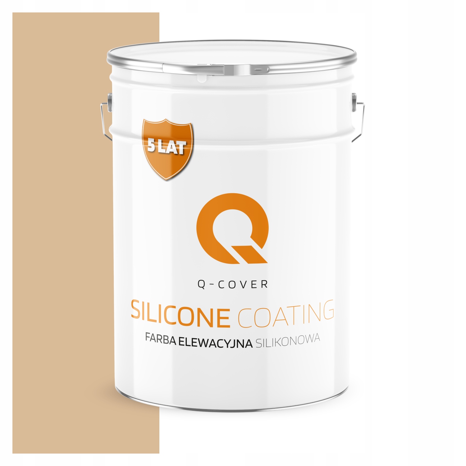 Silikónová Fasádová Farba Fasádová Béžová F445 10L Poľský Výrobca