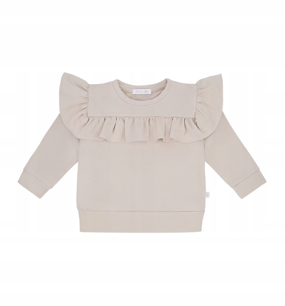 

TuSzyte | Bluza dresowa z falbanką, Pl R.86/92