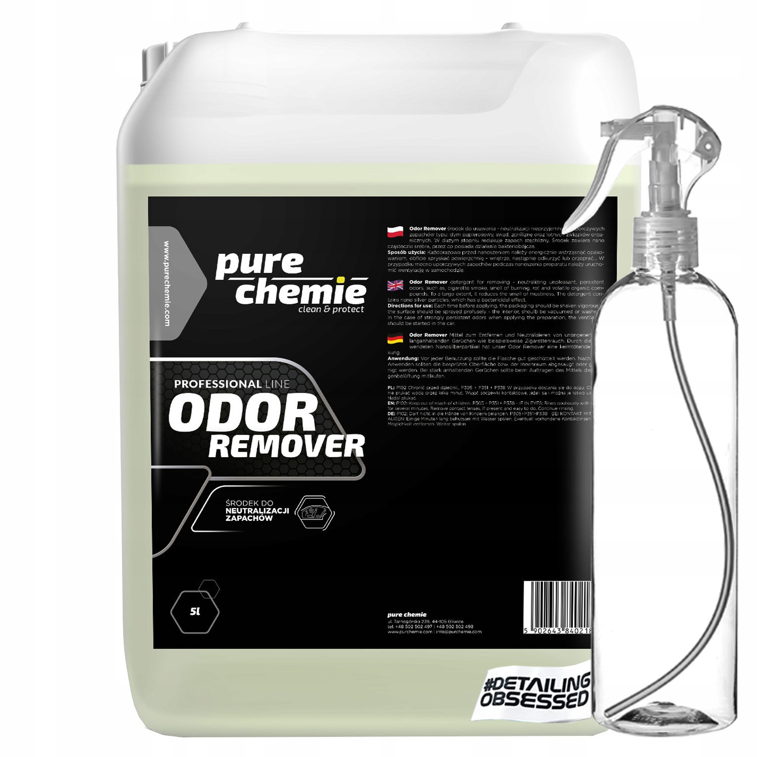 Pure Chemie Odor Remover 5L prostriedok na odstraňovanie nepríjemných pachov
