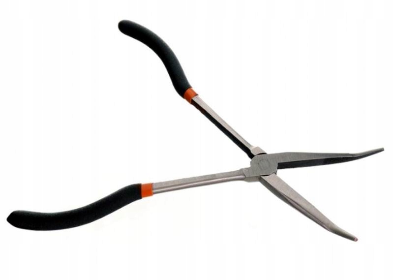 

Szczypce Długie 275MM Zakrzywione 20 Stopni