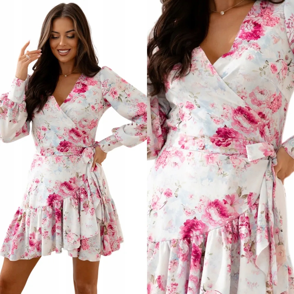 Komfortní elegantní dámské šaty Ecru