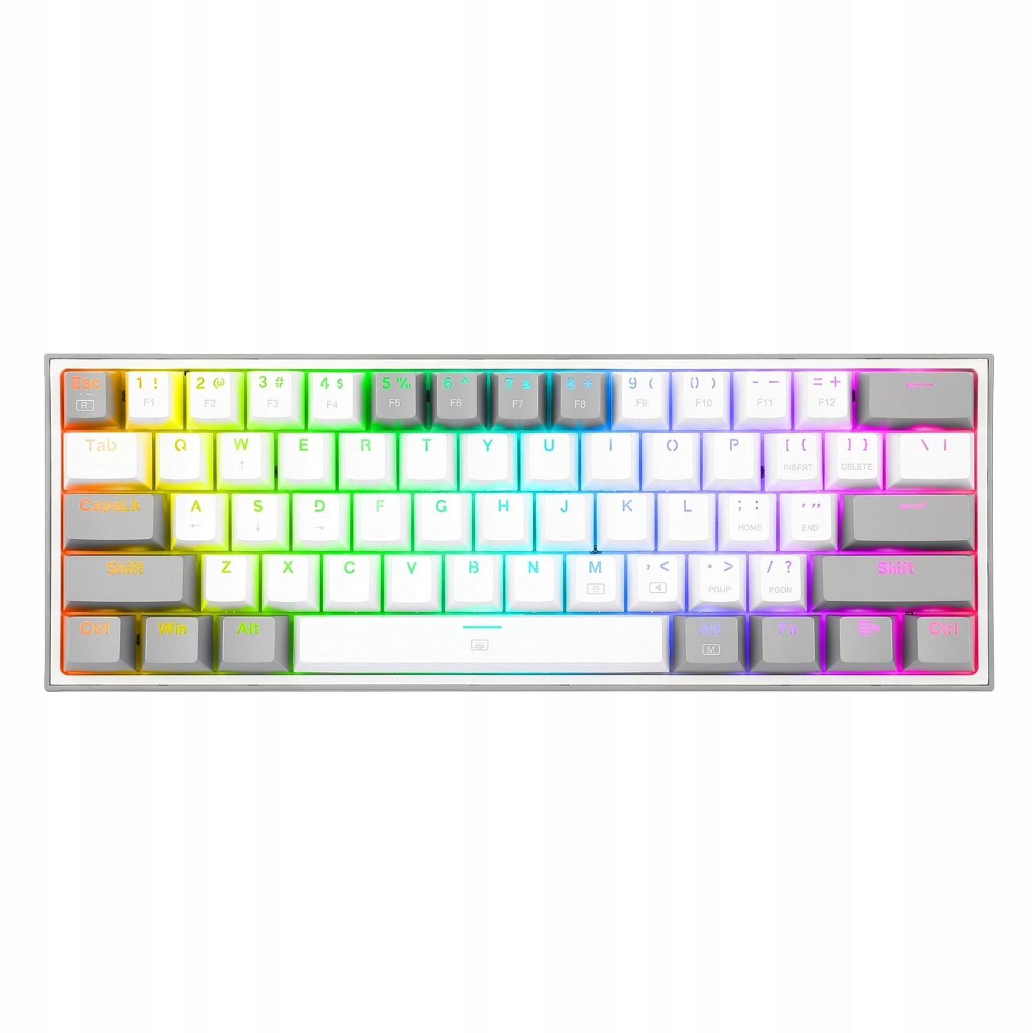 Klávesnice Redragon K617-RGB Fizz Rgb White/Grey