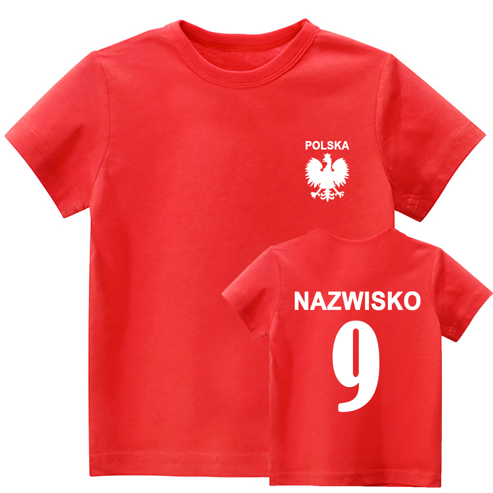 KOSZULKA REPREZENTACJI POLSKI Z NADRUKIEM r. 128