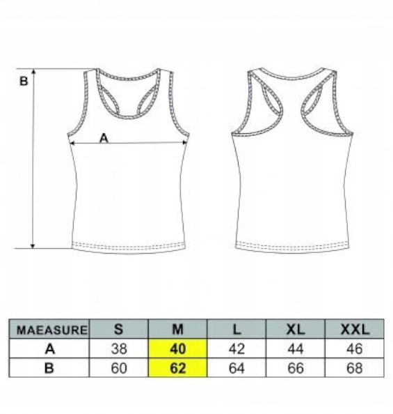 Podkoszulka Damska Koszulka Tank-Top MORAJ - L Kod producenta DP1100-002