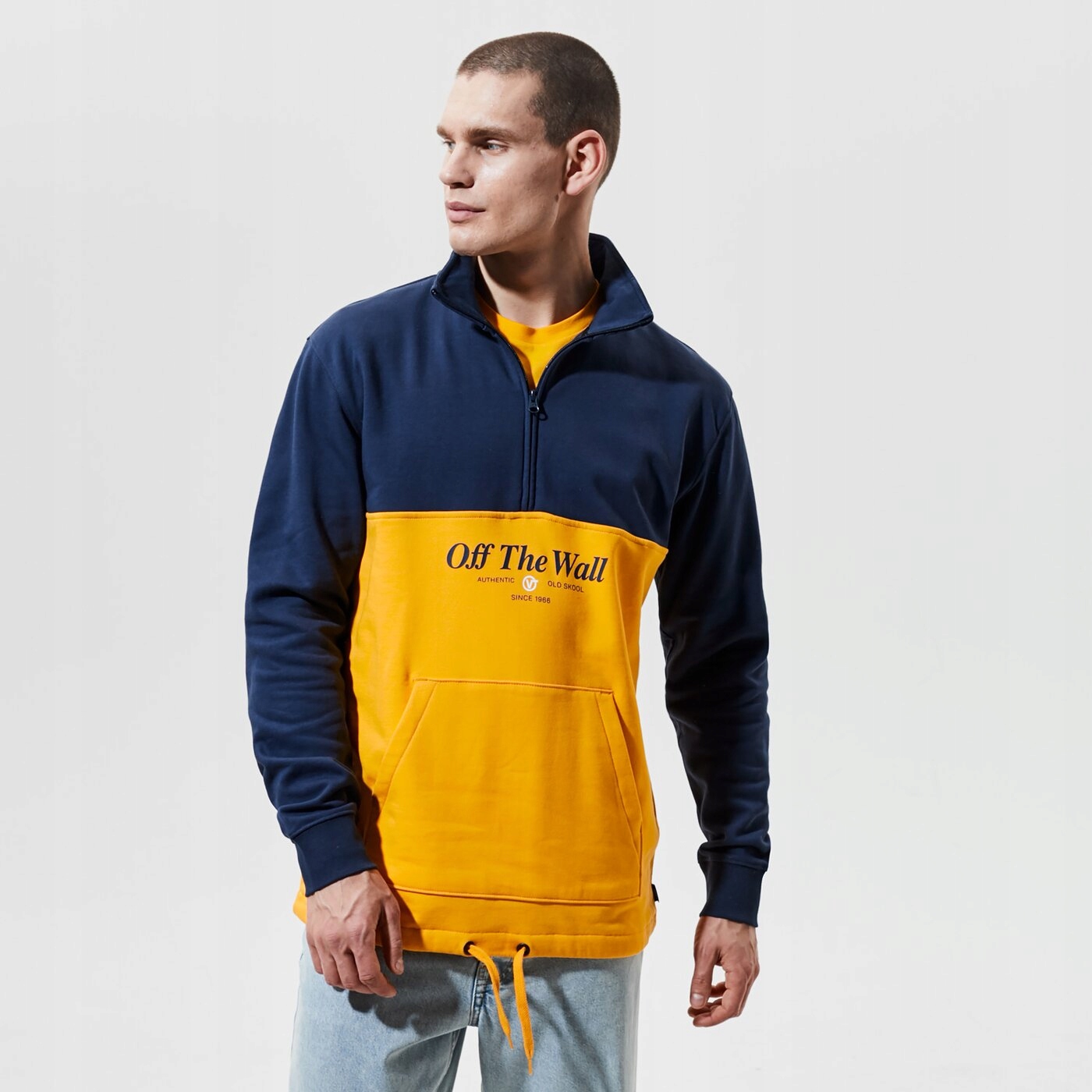 Vans Mikina Mn Frequency Qzp Saffron/dress Blues velikost M