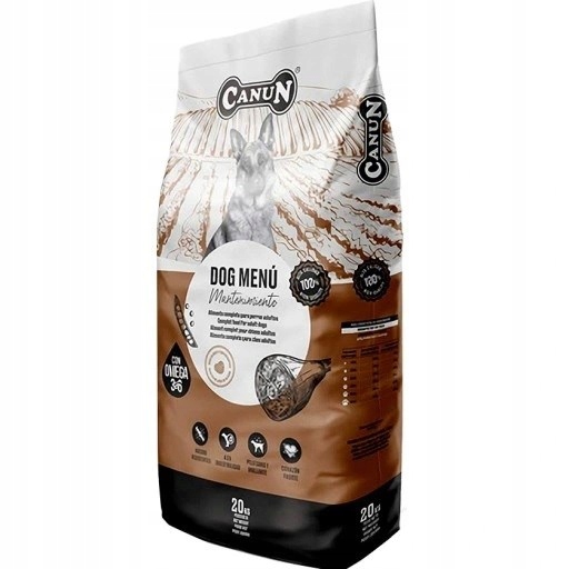 Levně Canun Dog Menu krmivo krmivo pro psy 20 kg