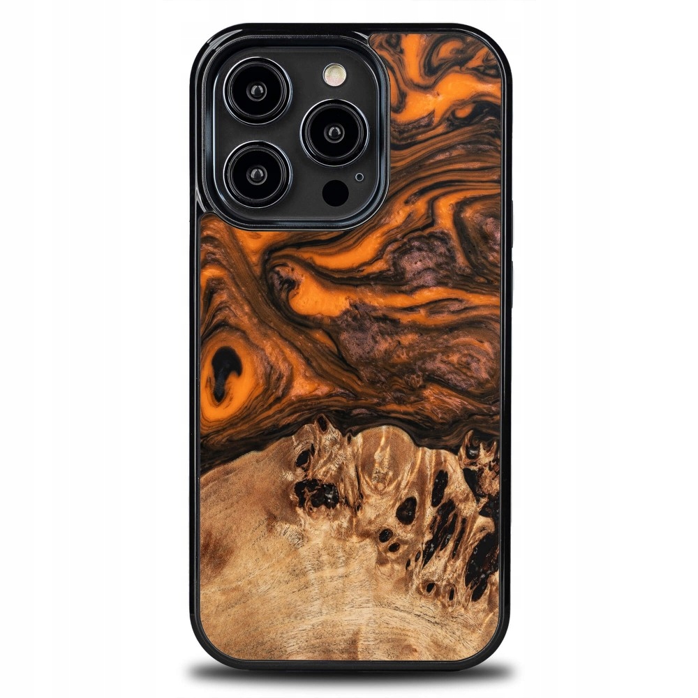 Pouzdro Bewood Unique pro iPhone 14 Pro oranžové