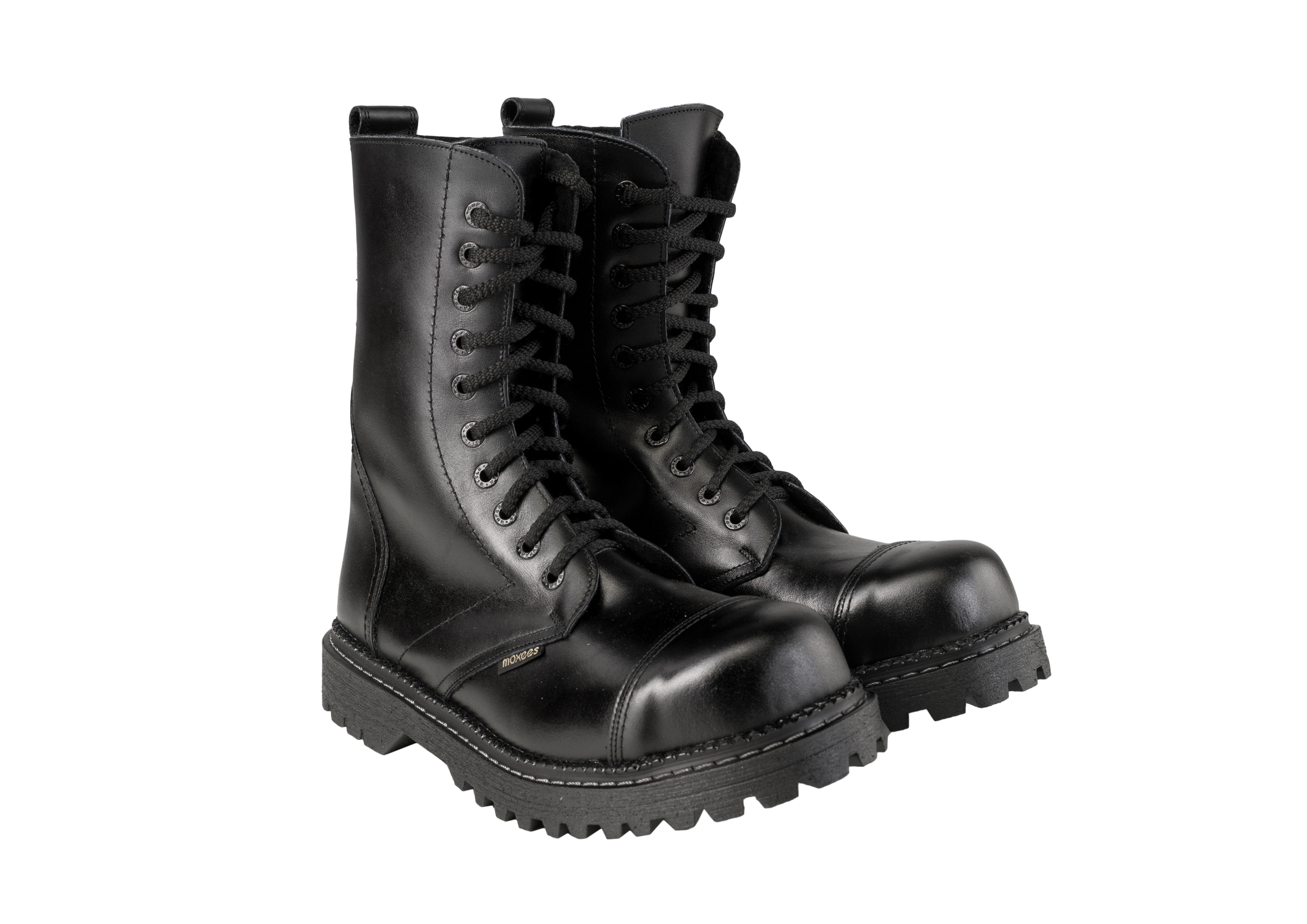 POLSKIE Wysokie GLANY Rozmiar 44 Steel Cap SKÓRA Długość wkładki 28.5 cm