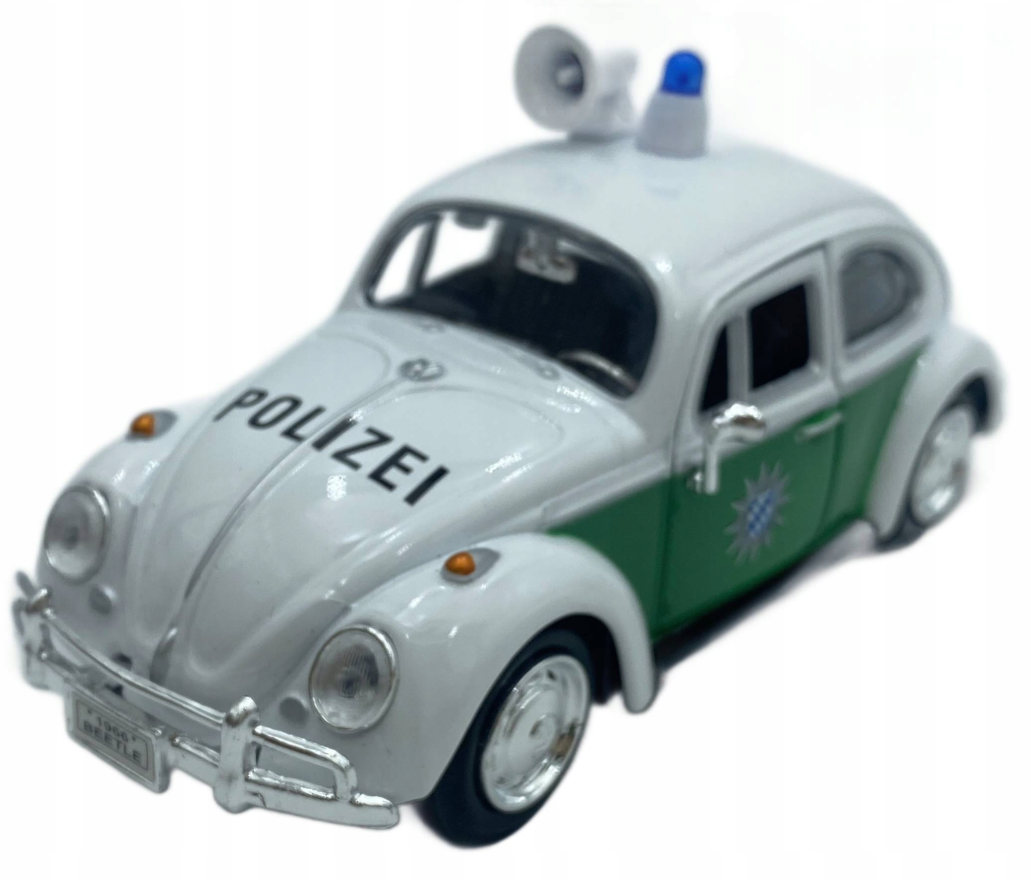 Vw Beetle Käfer německá policie model 1:24 Motormax 79588