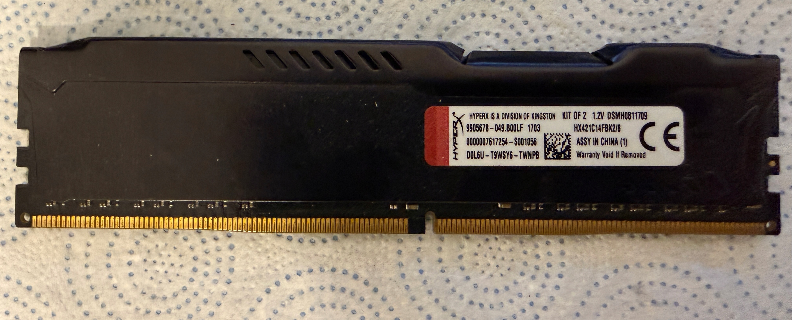 Pamięć RAM DDR4 HyperX 4 GB 2133 14