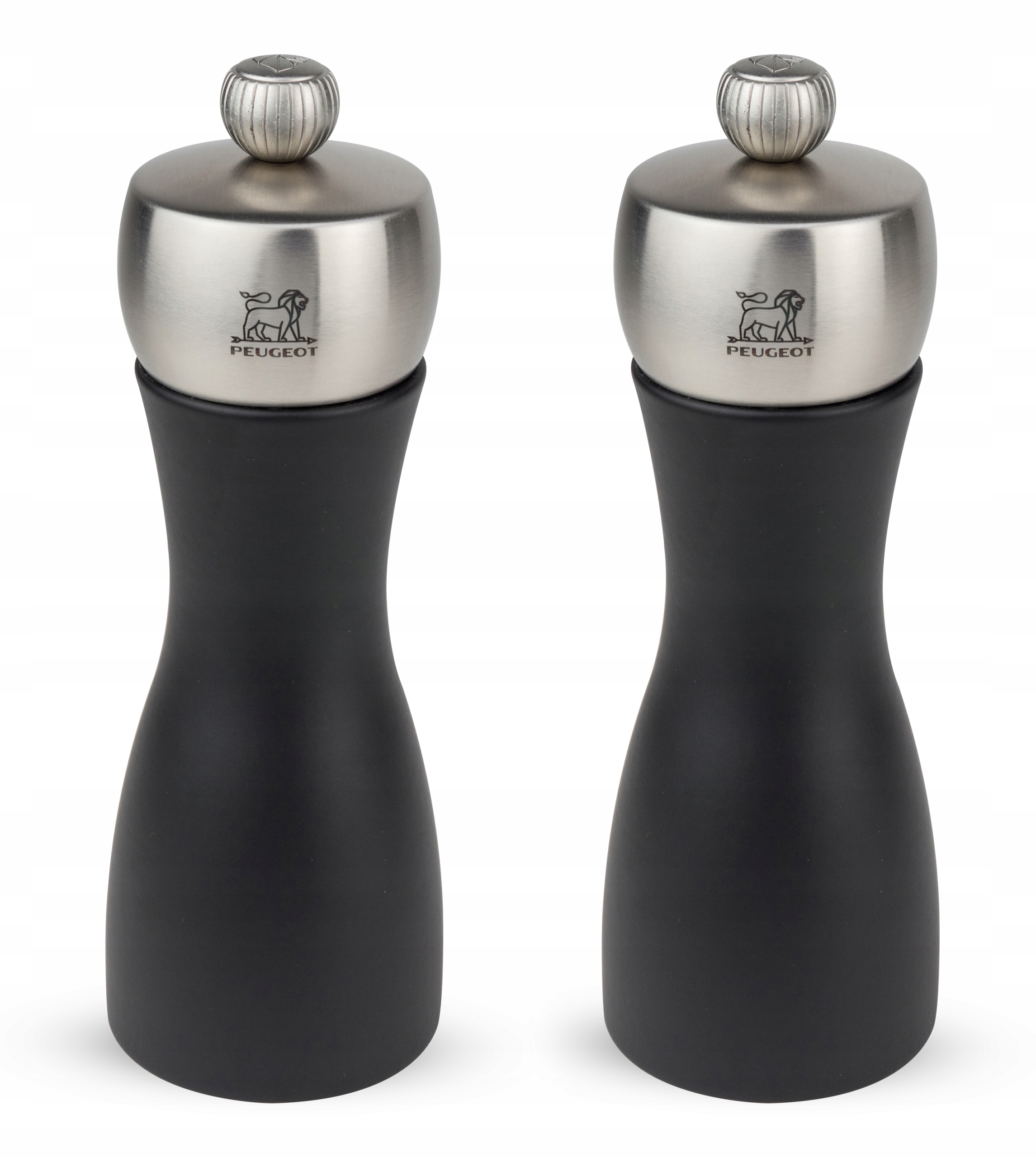 Peugeot Sada mlynčekov na soľ a korenie Fidji 15 cm, čierna