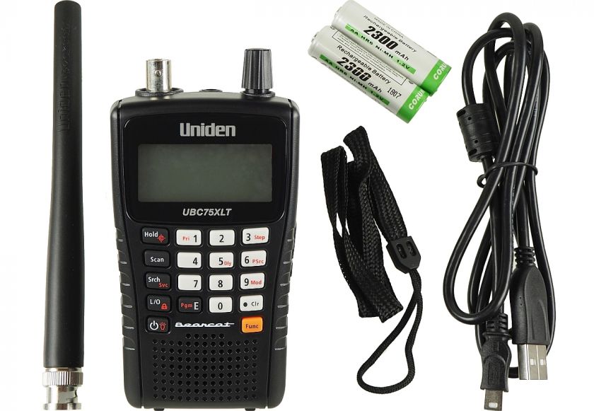 Skaner Częstotliwości Radiowych Nasłuch Uniden UBC75XLT Duży Zasięg
