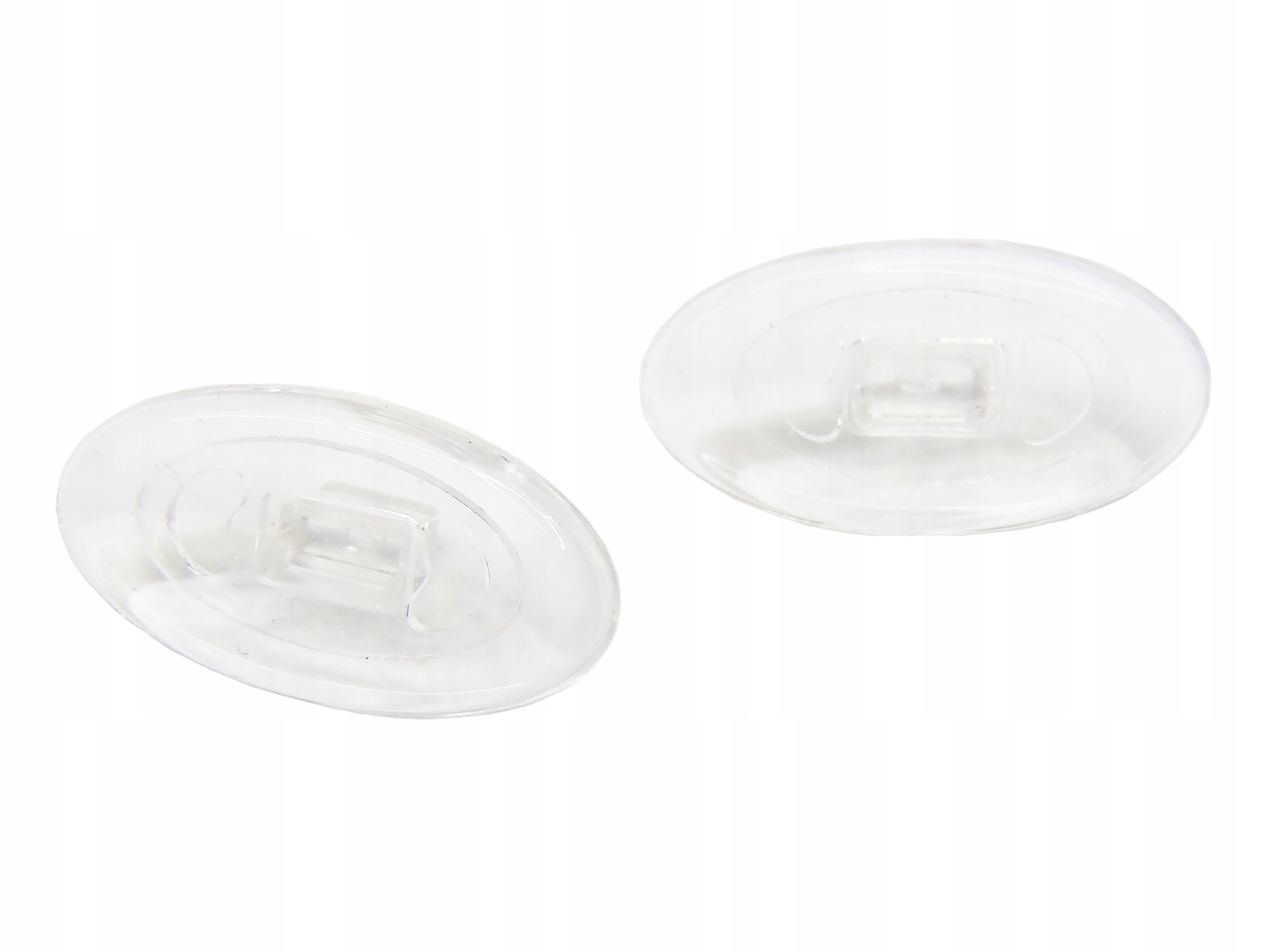 

Owalne Silikonowe Nanośniki Wciskane 15 mm, para