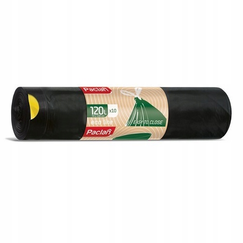 Levně 5x Paclan sáčky Eco Line s páskou 120L 10 ks