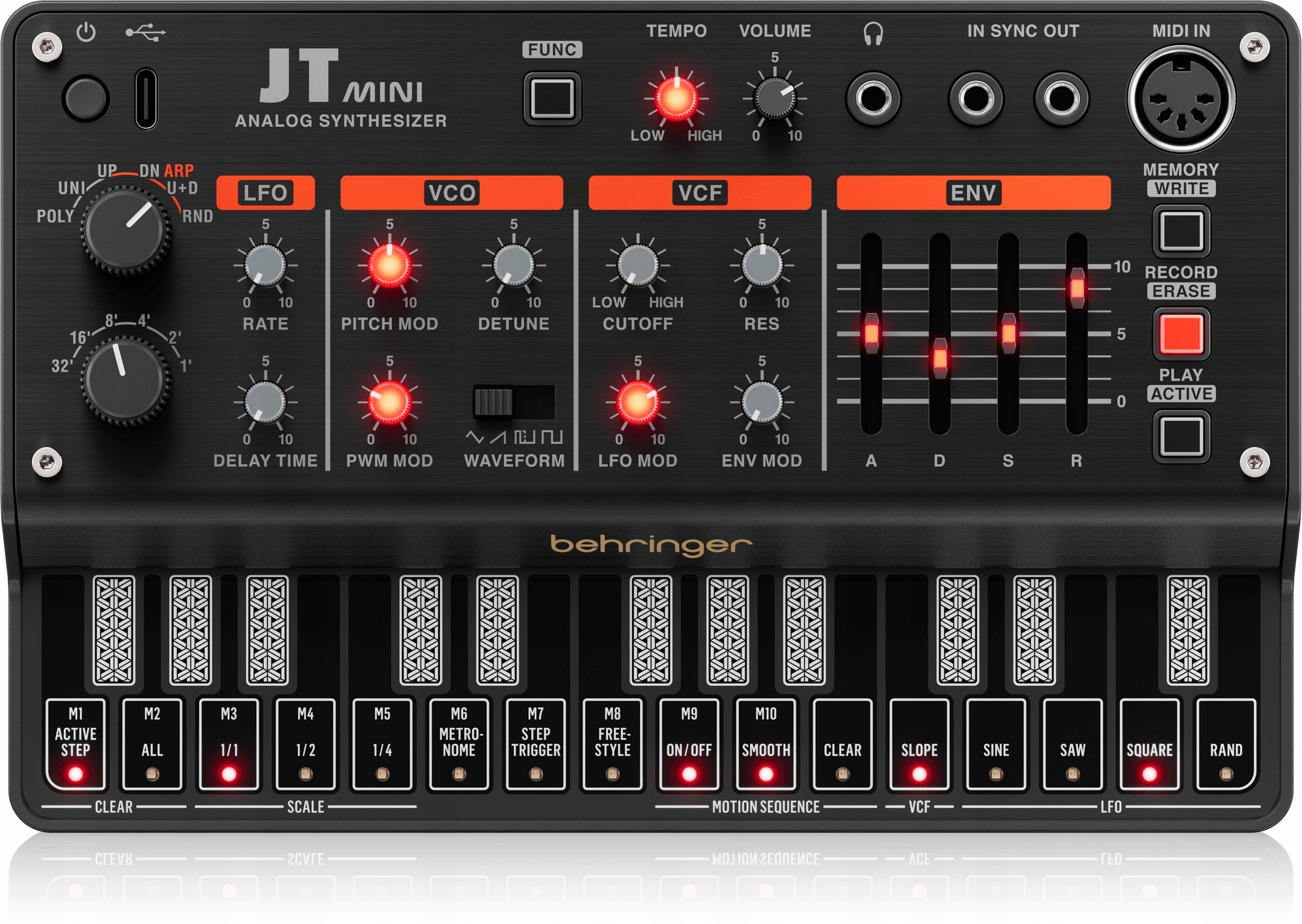Behringer Jt Mini – analogový syntezátor