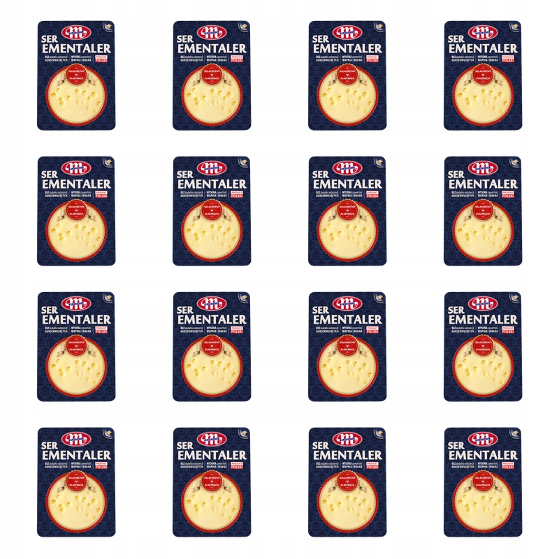 Mlekovita Ementaler zrající sýr plátky 500 g X16