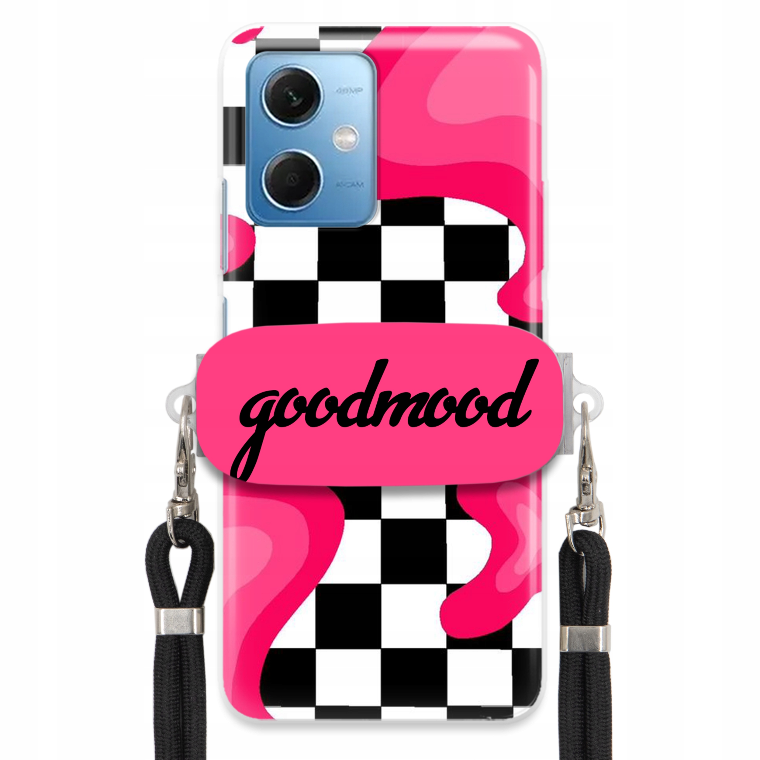 Puzdro Pre Xiaomi Poco X5 Sada Case Držiak Vodítko Čierna Pre Teen Splash