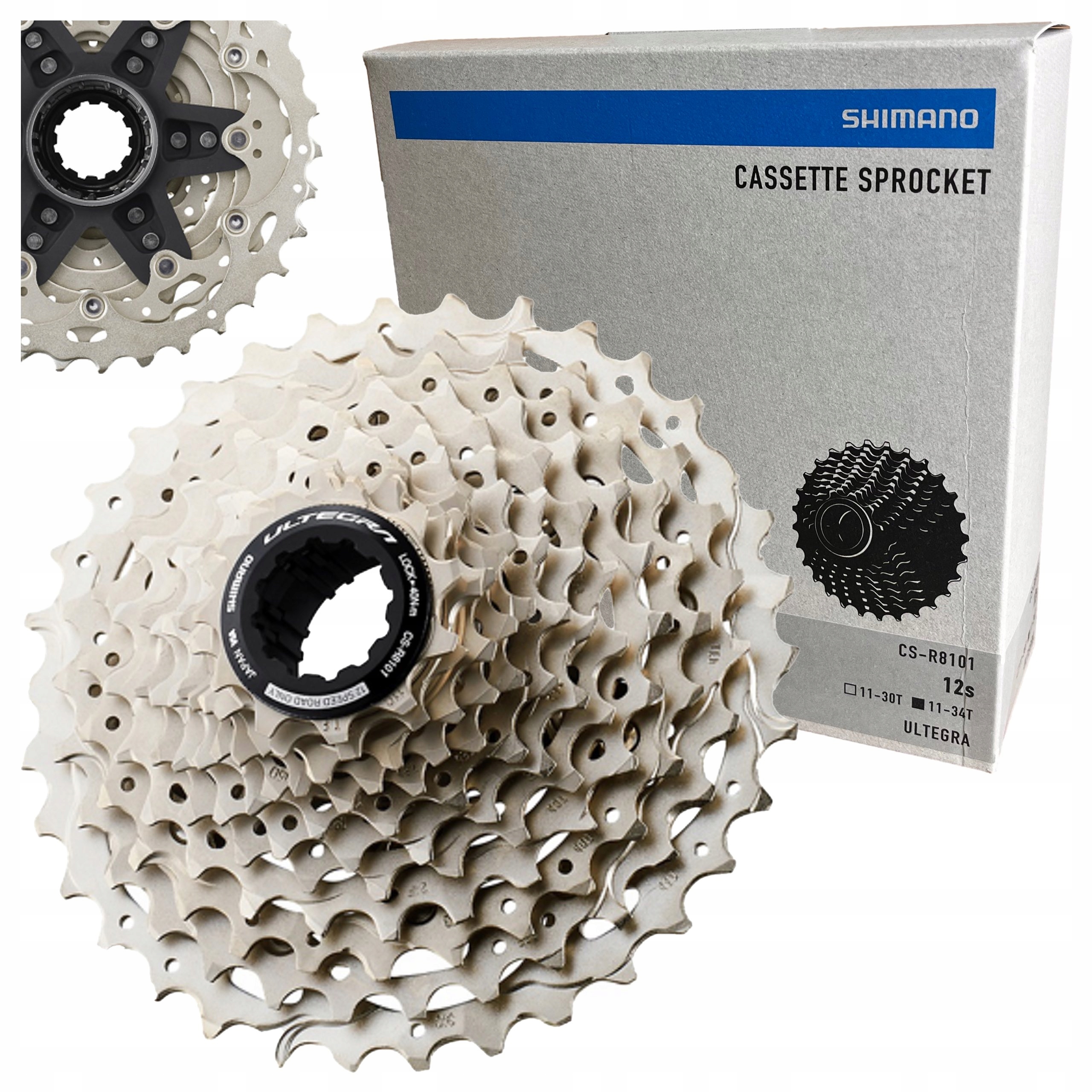 Kaseta Shimano Ultegra 12 rzędowa 11-34 model CS-R8101 Szosowa Box Japan