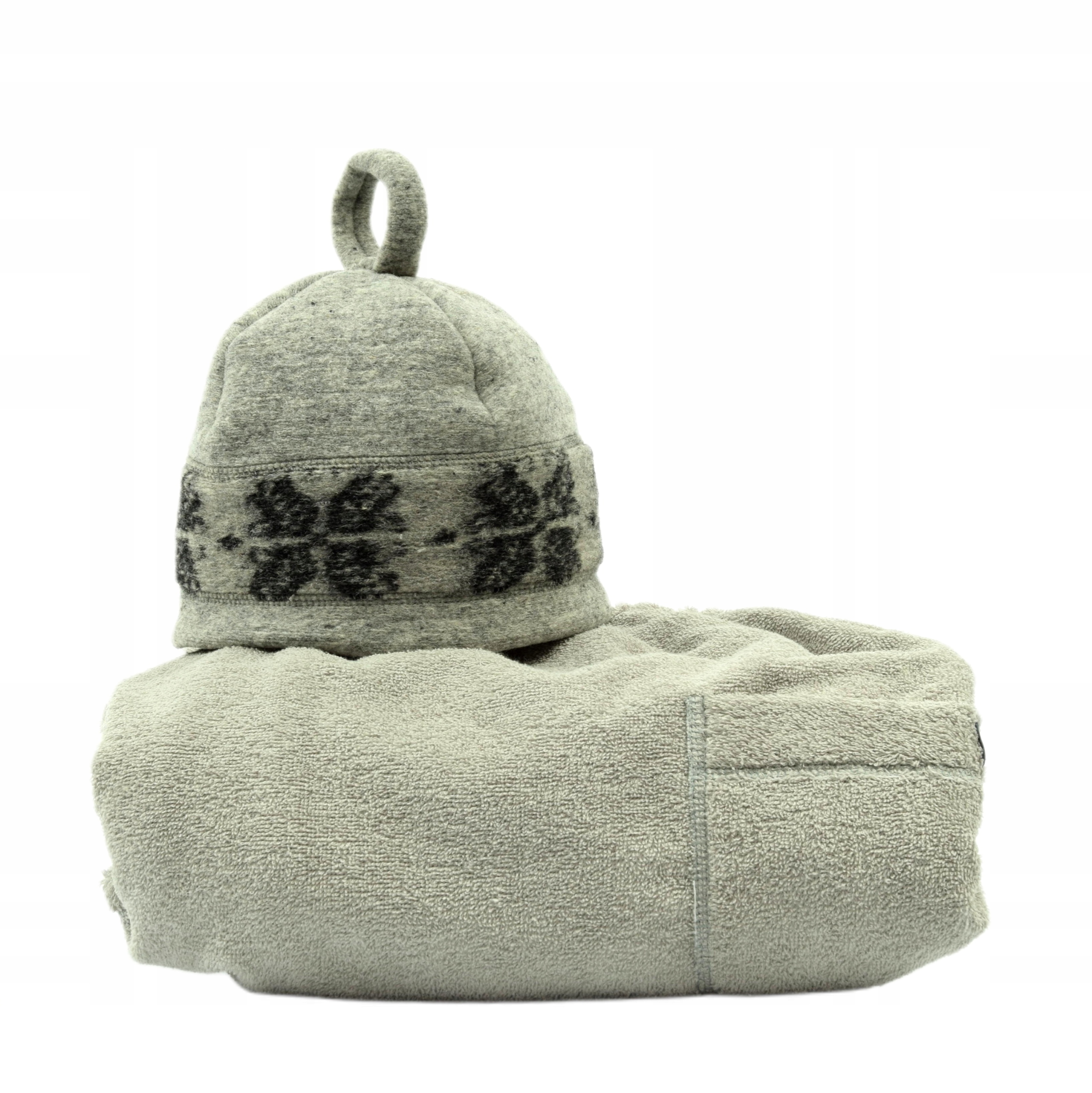 Pánský ručník do sauny Vlněná čepice Norský vzor L