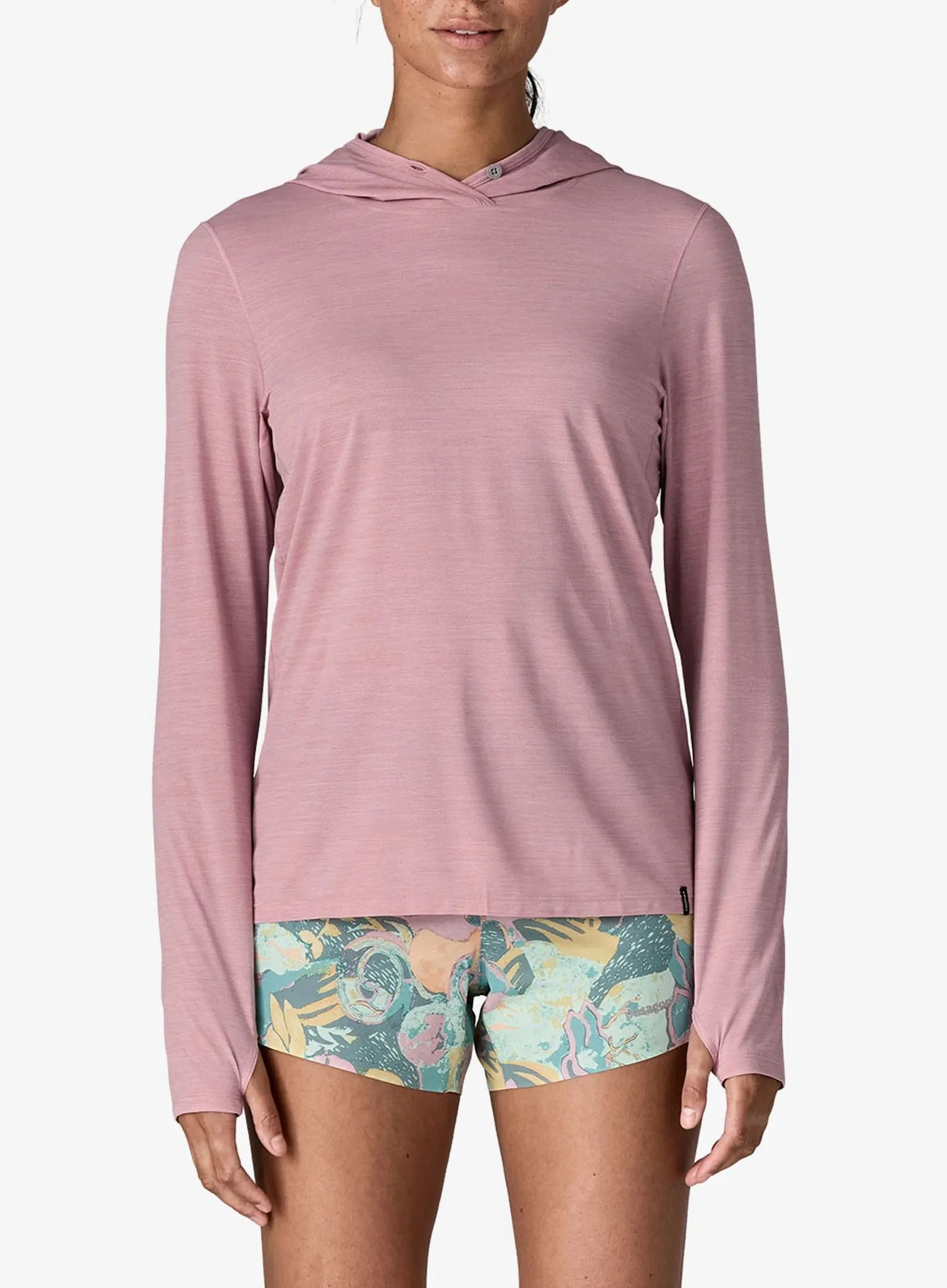 Bluza z kapturem damska Patagonia Cap Cool Ultra Hoody quiet violet M