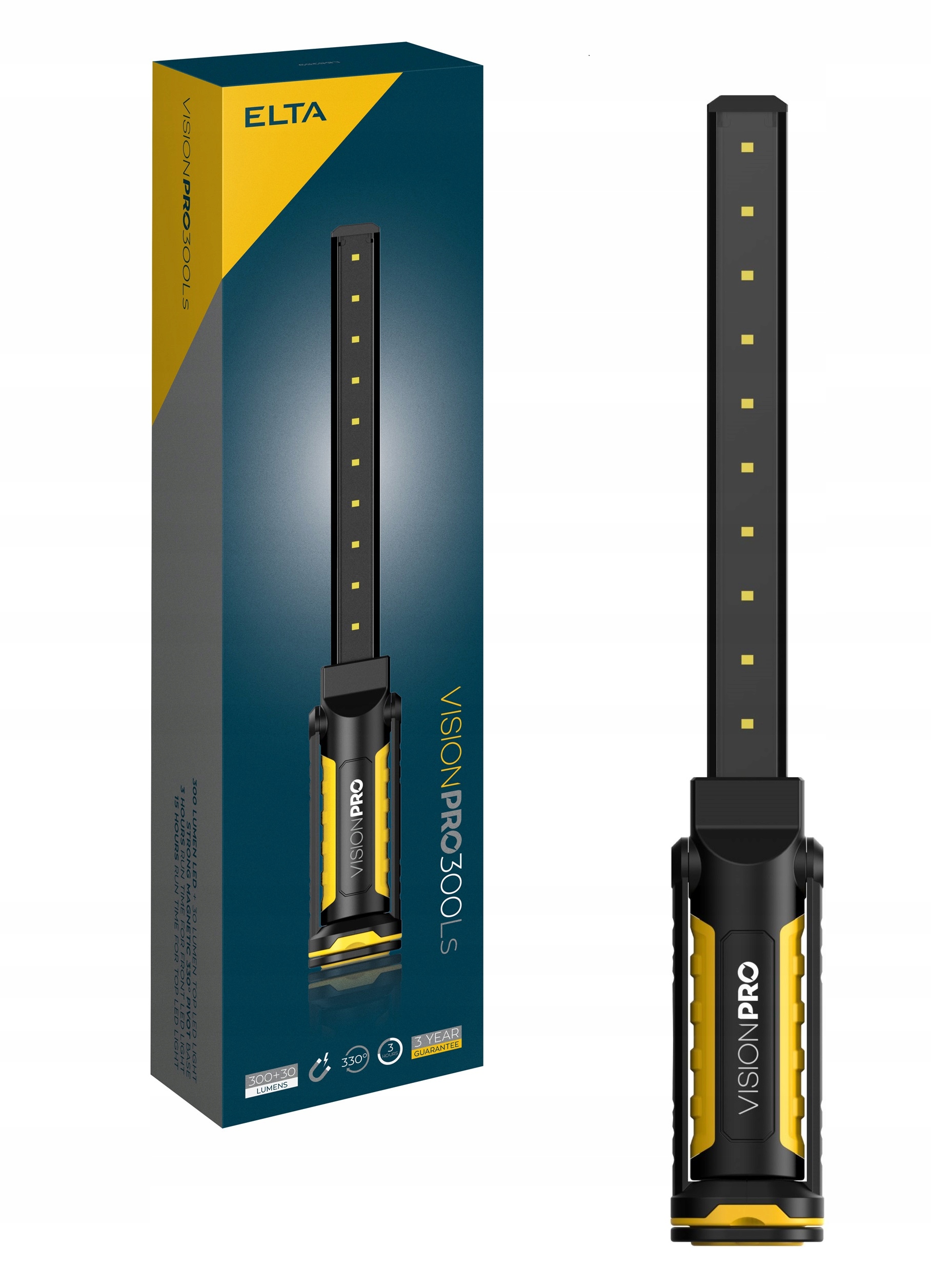 LAMPA LATARKA WARSZTATOWA LED AKUMULATOR MAGNES