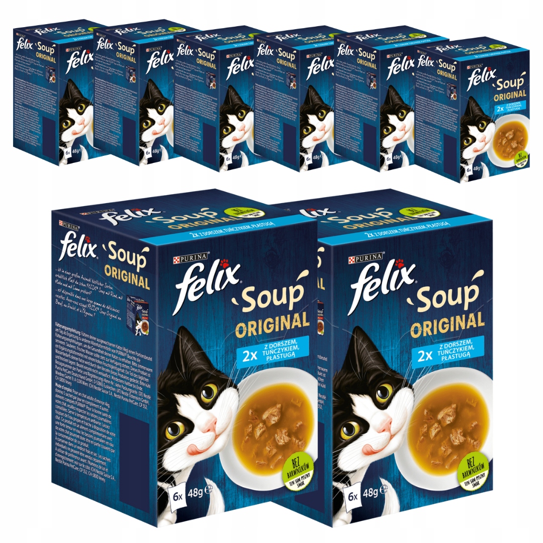 FELIX Soup Original dla kota Rybne Smaki PAKIET