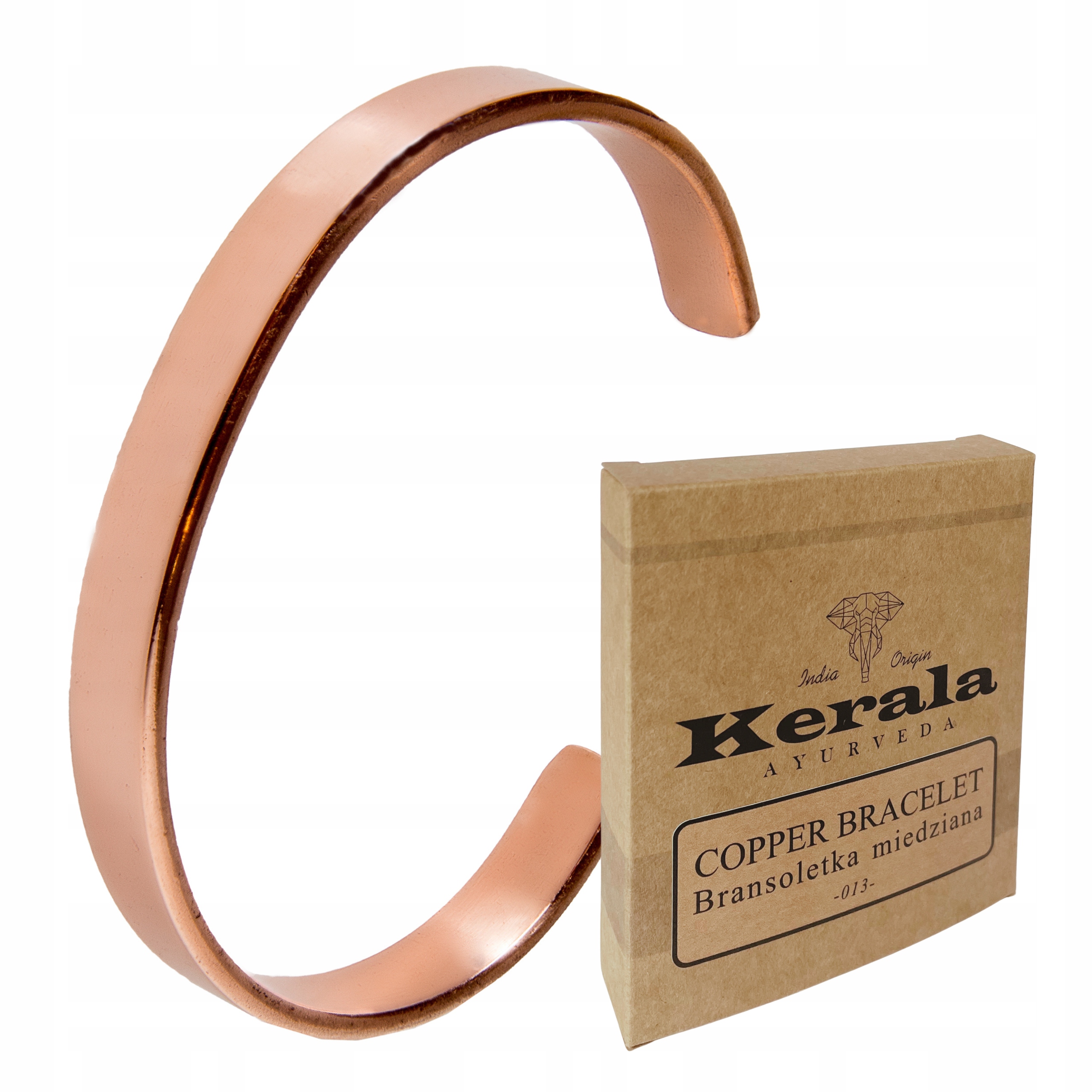

Bransoletka Miedziana Męska Zdrowotna Kerala