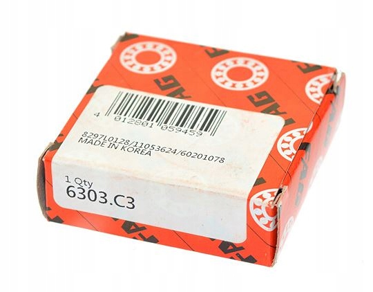

Łożysko 6303 C3 Fag Jawa 50 Ogar 200 Wsk Mz Shl