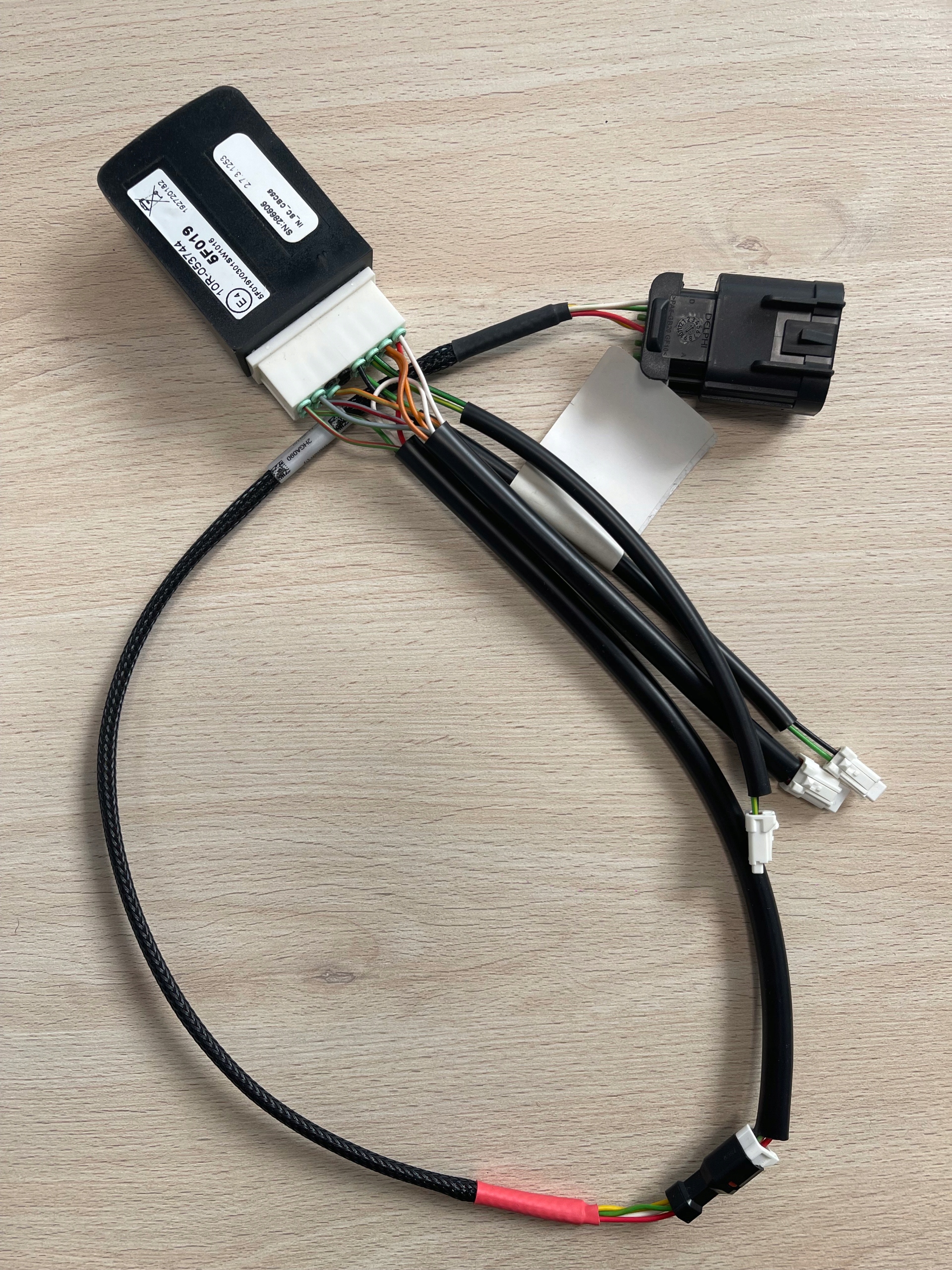 Modul ovládania výfukových klapiek Dr.Jekill&Hyde Indian 5F019 Káble