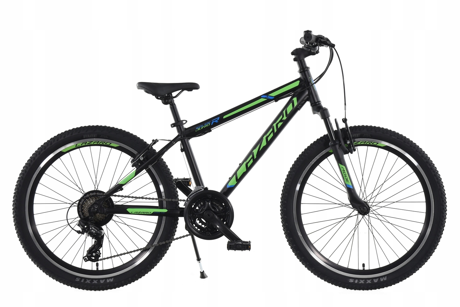 Rower Komunijny Mtb Lazaro Solider 24'' Młodzieżowy Alumunium Czarny