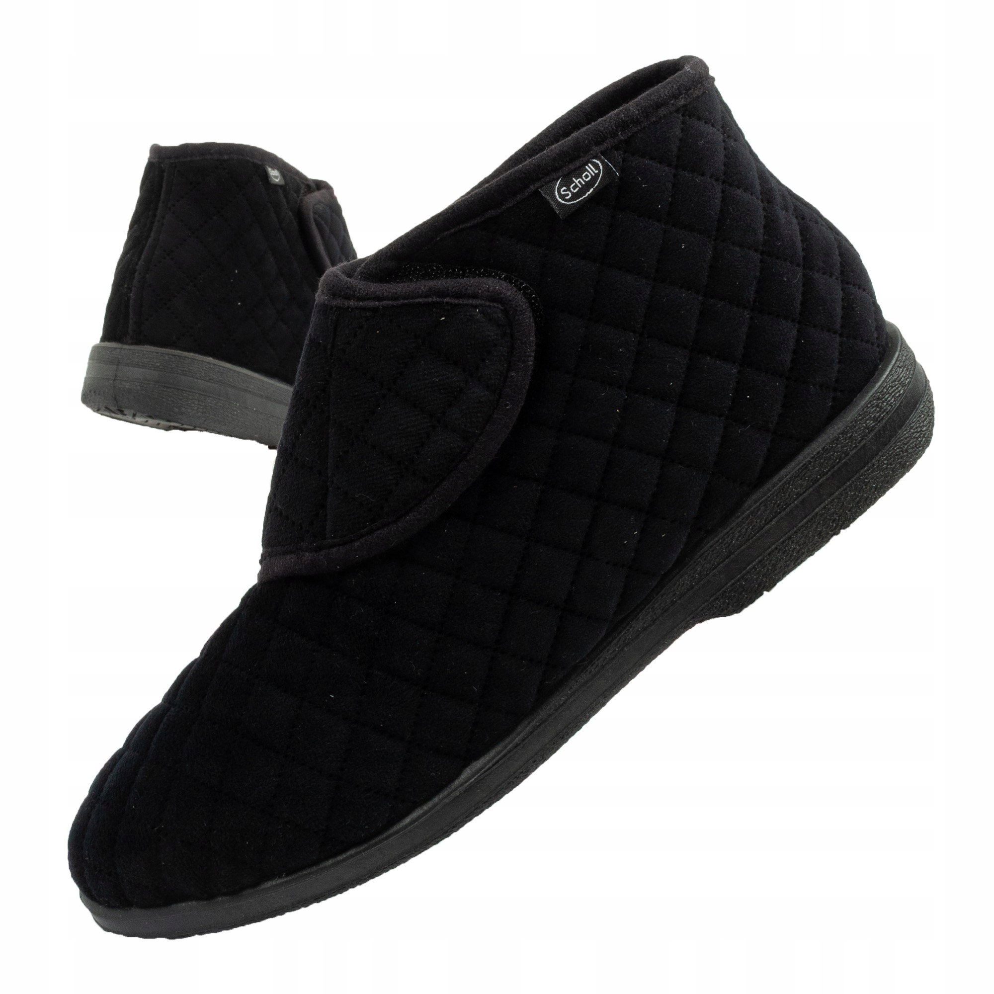 Kotníkové pantofle Scholl Lili vel. 41, zateplené, nazouvací na suchý zip