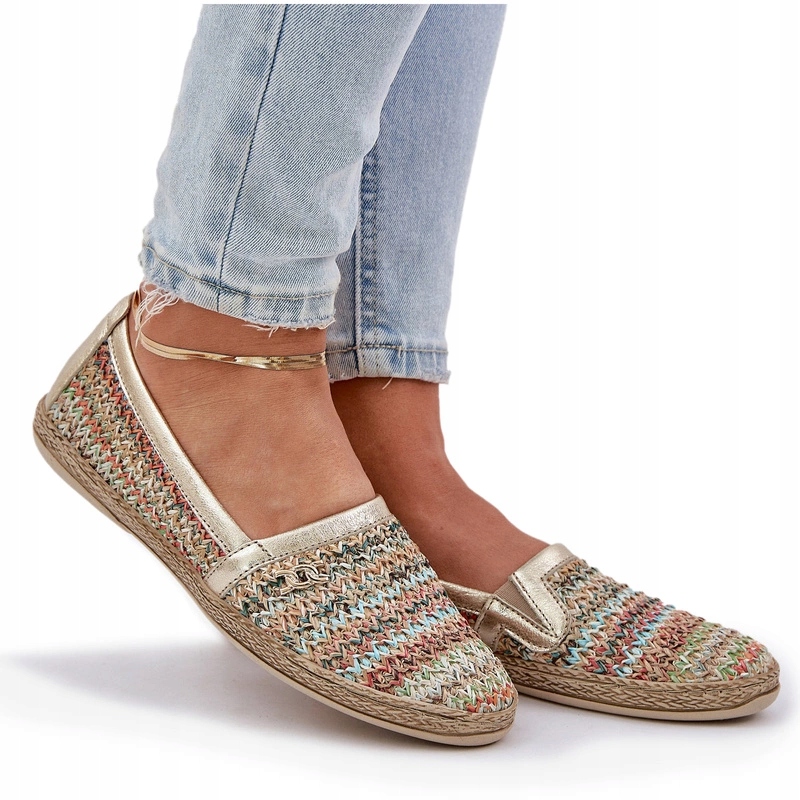 Elegantní Kožené Mokasíny S Výpletem Pro Ženy, Vícebarevné, Velikost 41