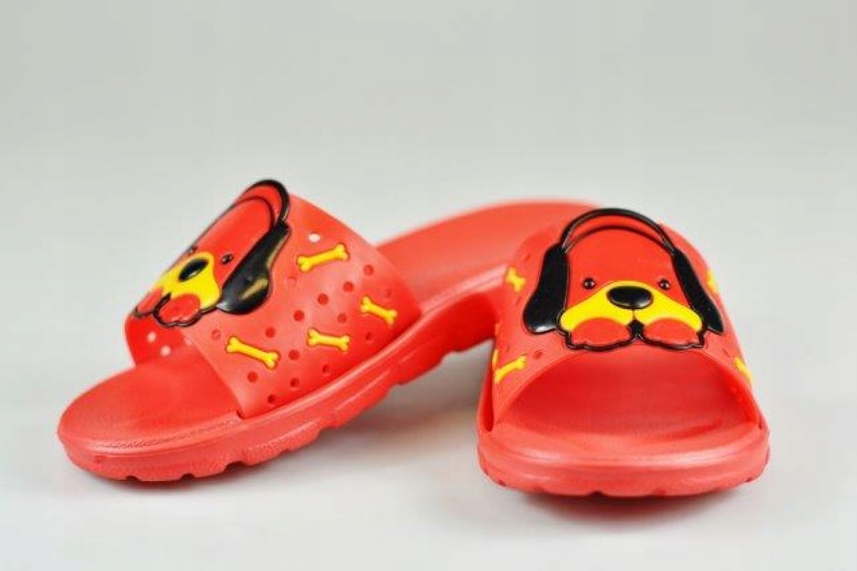 

D-3008-4 Klapki Dziecięce Czerwone Flame Eva 33