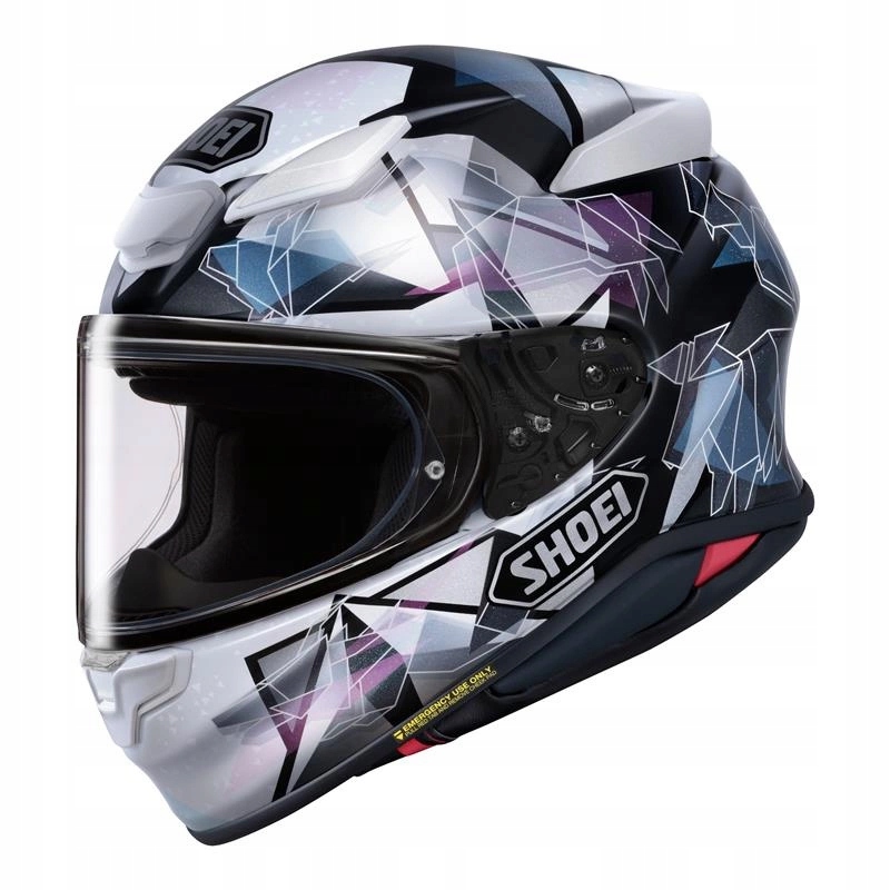 Motocyklová prilba Shoei NXR2 Origami 2 TC-5 strieborná čierna fialová Darčeky