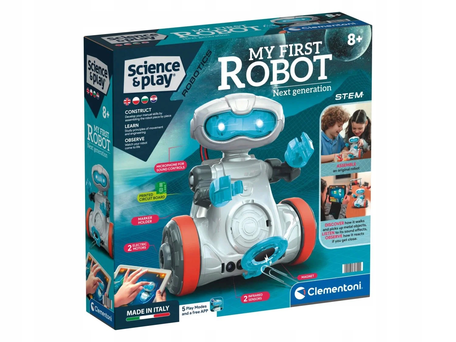 Clementoni Naukowa Zabawa Robot Mio Nowa Generacja Mój Pierwszy Robot