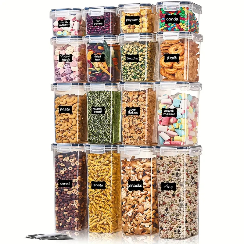 Plastové Dózy Na Skladování Potravin Hermetické Kuchyně Boxy