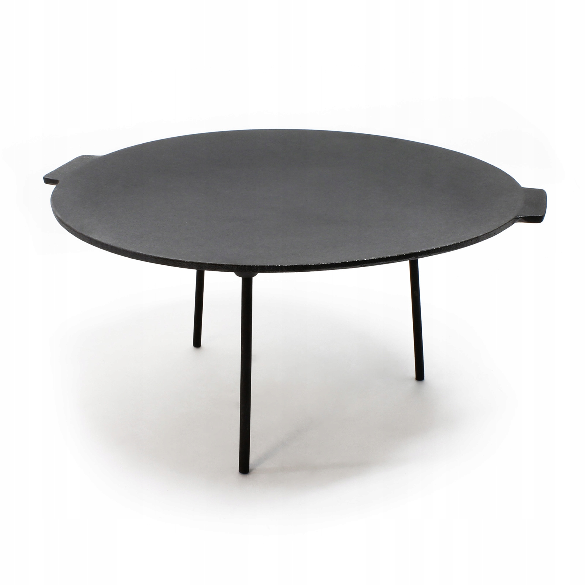 PŁYTA ŻELIWNA GRILLOWA 45 CM Z 3 NÓŻKAMI PATELNIA WOK NA OGNISKO PALENISKO