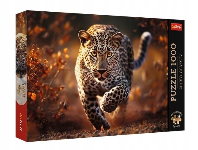 PUZZLE 1000 DZIKI LEOPARD TREFL