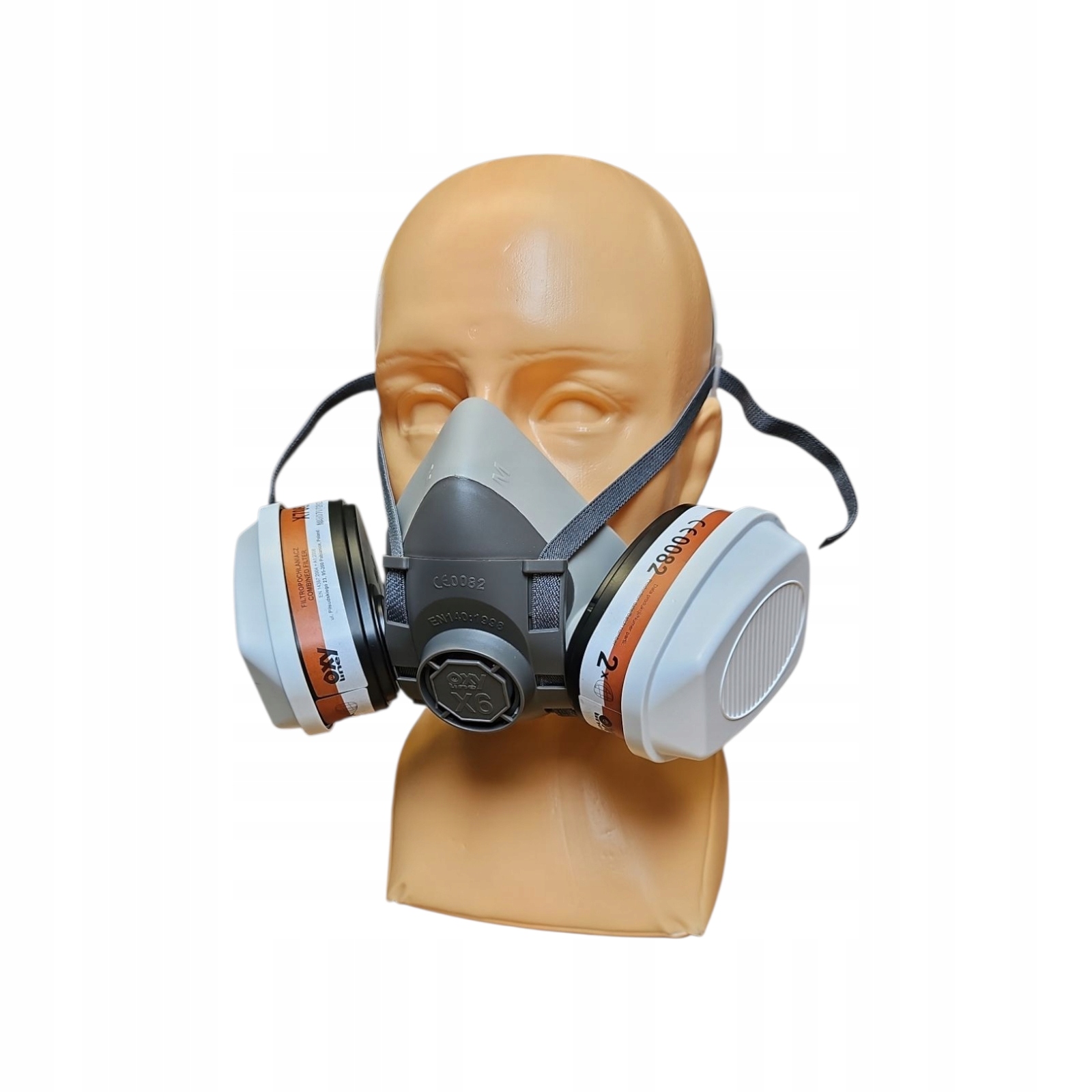 Zestaw OxyPro Painter Expert Maska lakiernicza lakiernika filtry węglowe