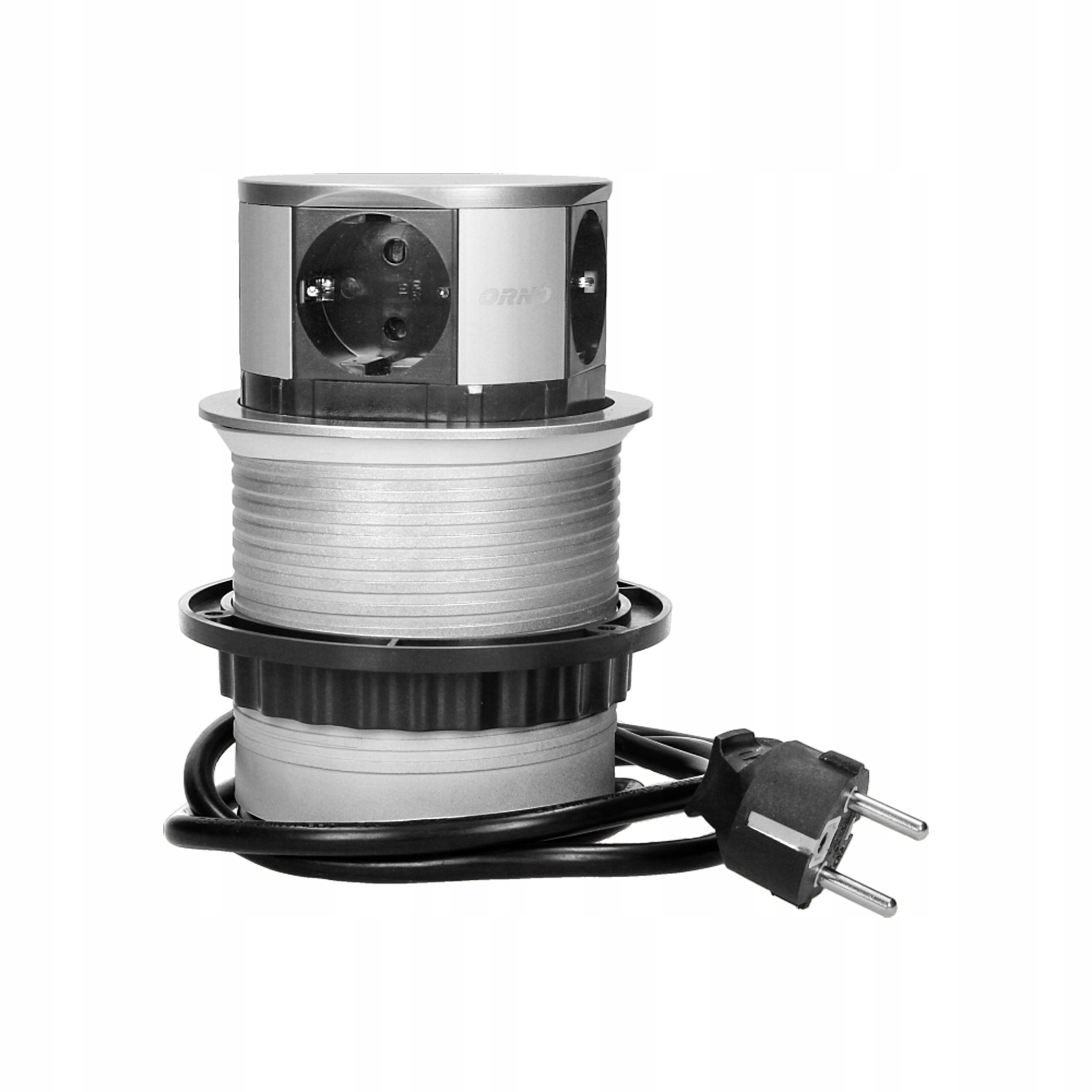 Nábytková Zásuvka 1,5M OR-AE-1341(GS) výsuvná z pracovní desky Orno