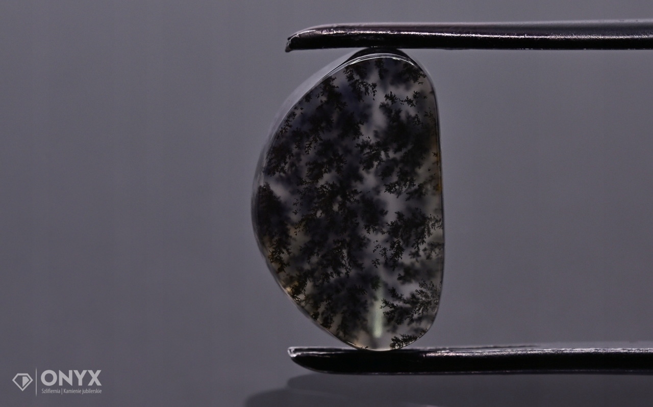 Dendritový achát z Kazachstánu nepravidelná destička