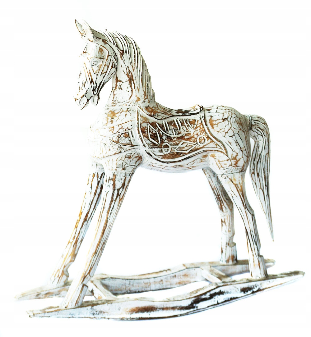 

Koń Konik Na Biegunach Figurka Drewniana 60CM
