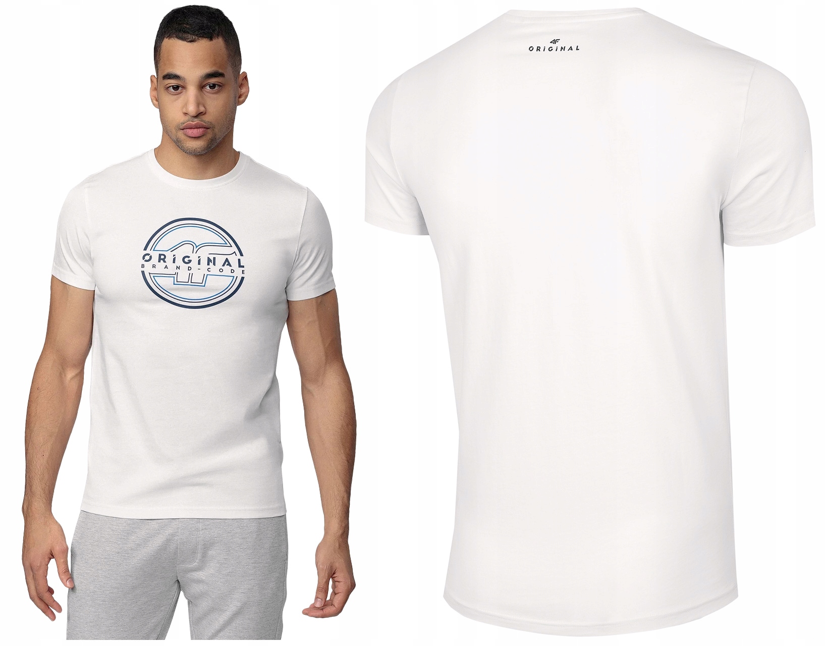 

4F T-shirt Koszulka Męska L21 TSM019 Bawełniana