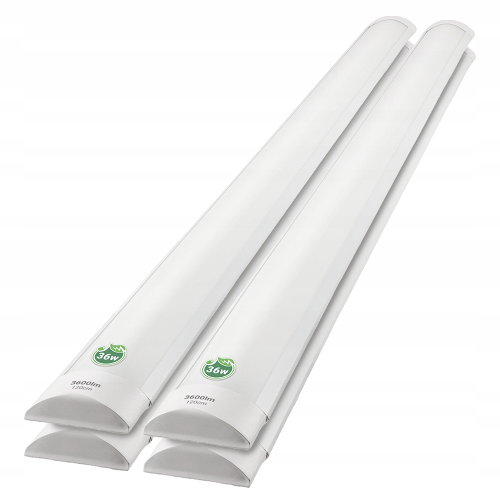 4x LED lampa pro garáž, dílnu, přisazené stropní osvětlení 36W 120cm