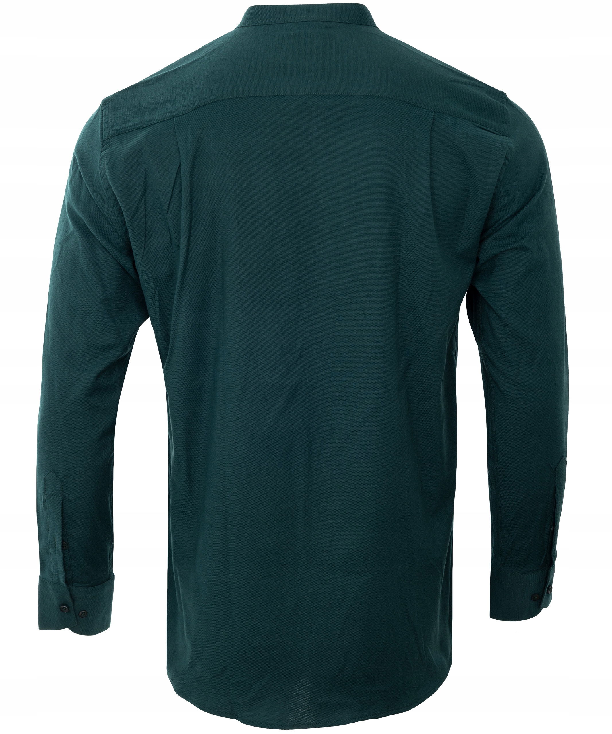 KOSZULA MĘSKA bawełna ZIELONA STÓJKA 4XL REGULAR Rozmiar 4XL