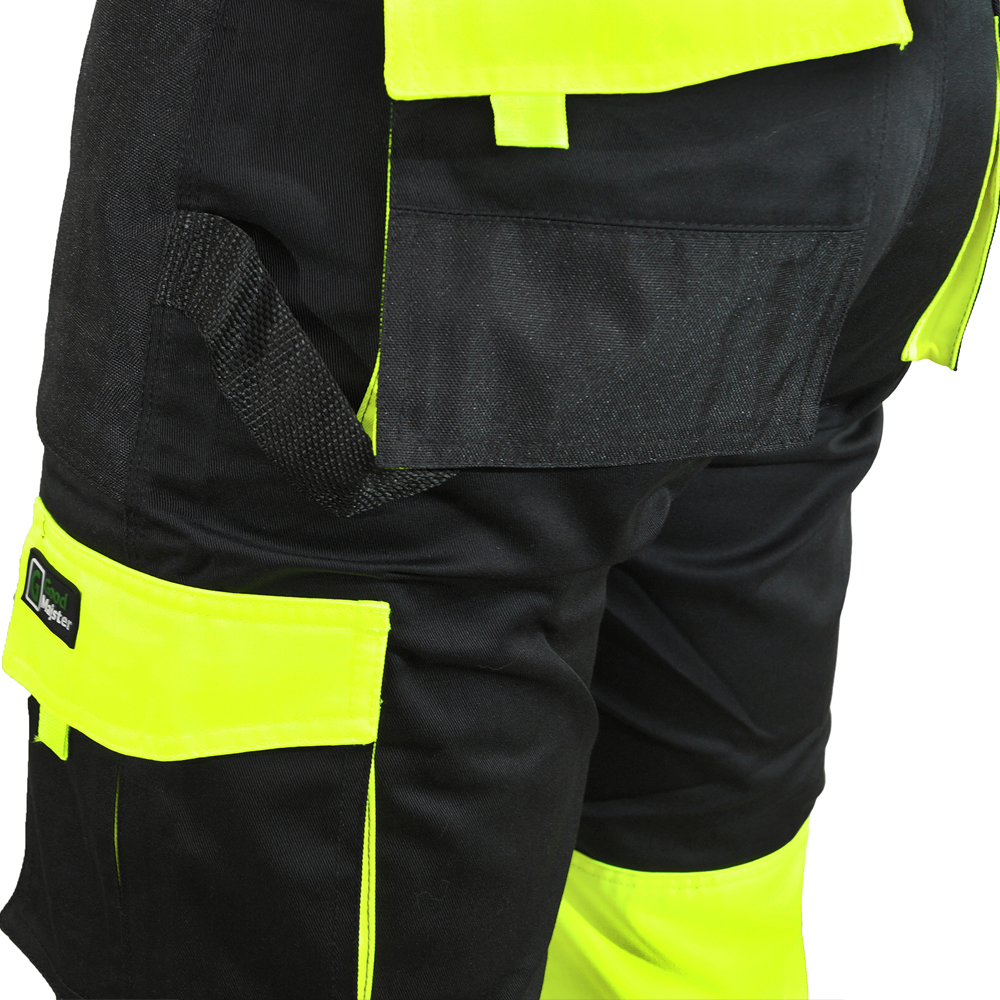 Spodnie Robocze ODBLASK Hi-Vis ADMIRAL roz. L / 52 Płeć unisex