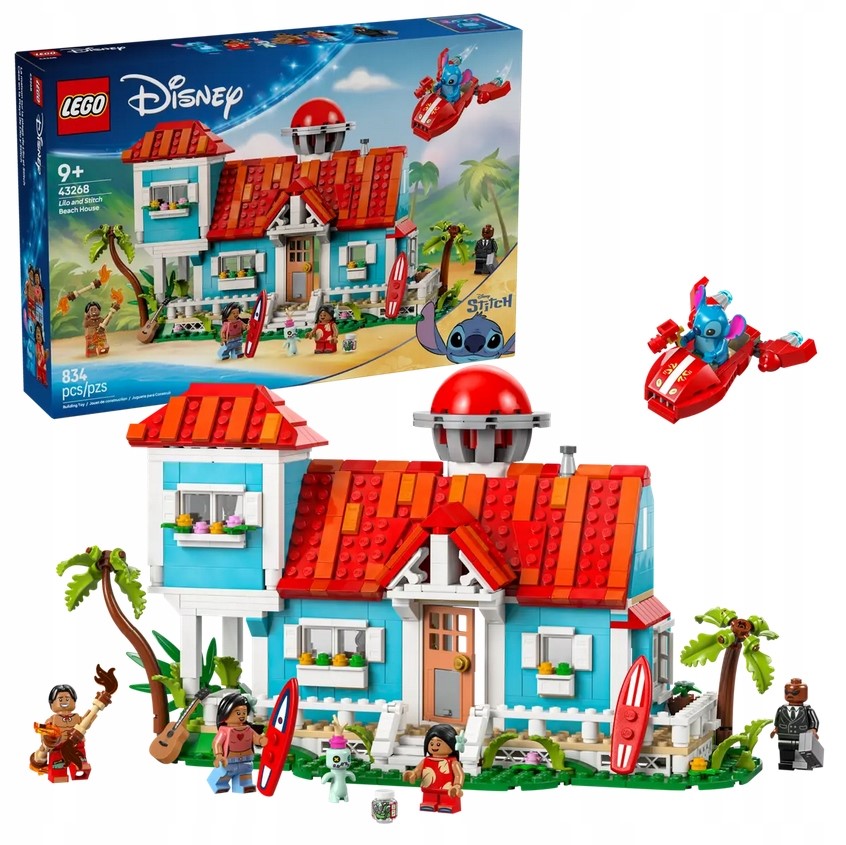 Lego 43268 Disney Domeček na pláži Lilo a Stitcha