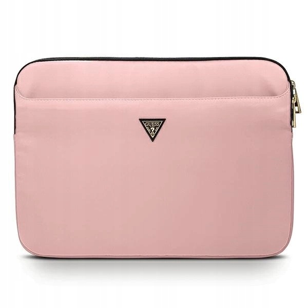 Pokrowiec Guess Nylon Triangle Logo na laptopa 13" różowy