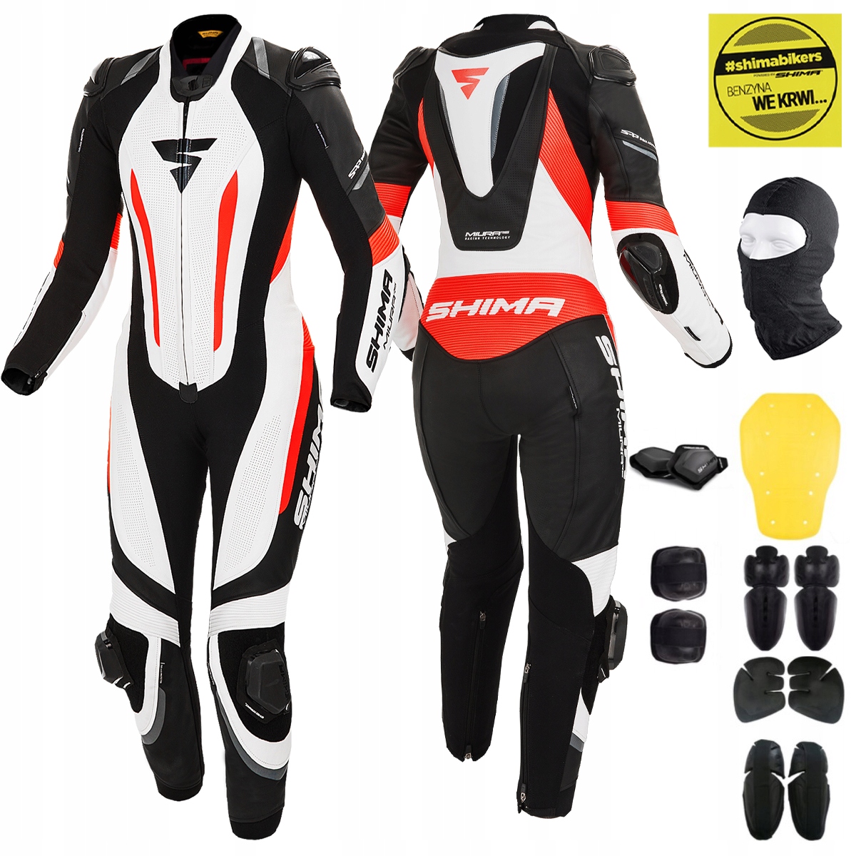 KOMBINEZON MOTOCYKLOWY | SHIMA MIURA RS | DAMSKI JEDNOCZĘŚCIOWY + GRATISY